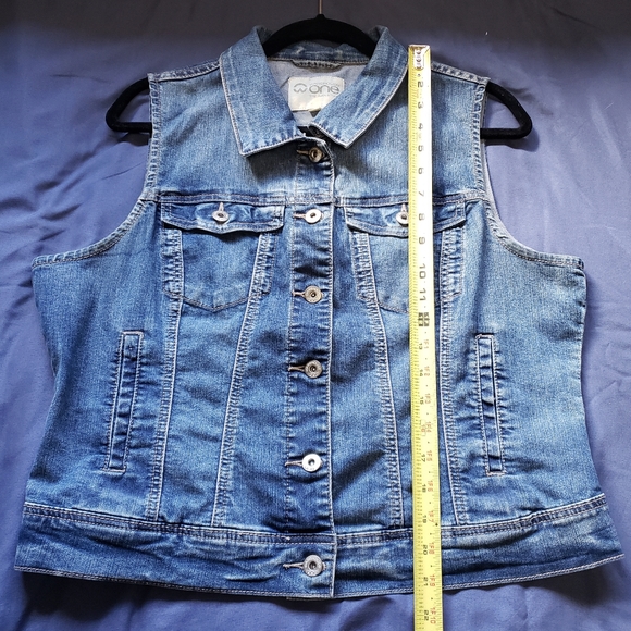 Denim Vest Ladies LG - Picture 5 of 6
